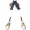 3M DBI-SALA Nano-Lok Twin-Leg Personal 7.3-Foot Self-Retracting Lifeline